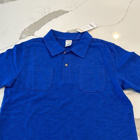 Gymboree Boys Collared Shirt. Size 10. NWTs. Royal Blue. Super Soft - Picture 3 of 4